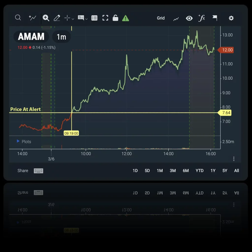 AMAM Stock Chart